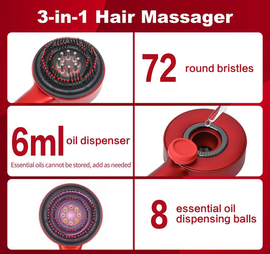 Multi-Function Scalp Massage Comb