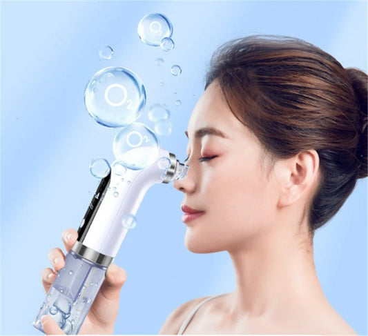 Water Circulation Face Vacuum Cleaner Electric Bubble Cleanser Blackhead Remover Pore Extractor Beauty Skin Care