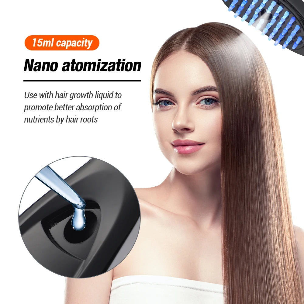 Hair-Increasing Instrument Hair-Growth Comb, Infrared Massage Health Comb