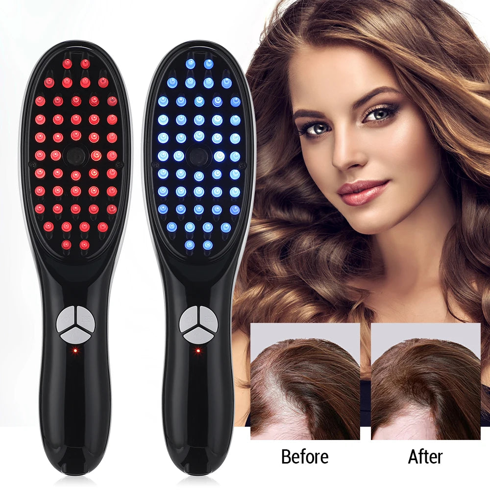 Hair-Increasing Instrument Hair-Growth Comb, Infrared Massage Health Comb