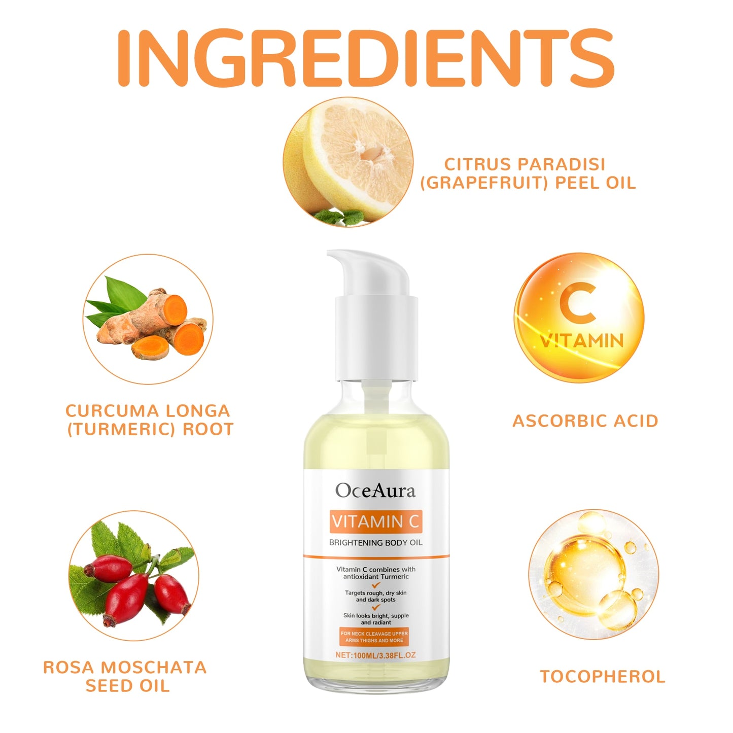 Vitamin C Body Oil (100ml)